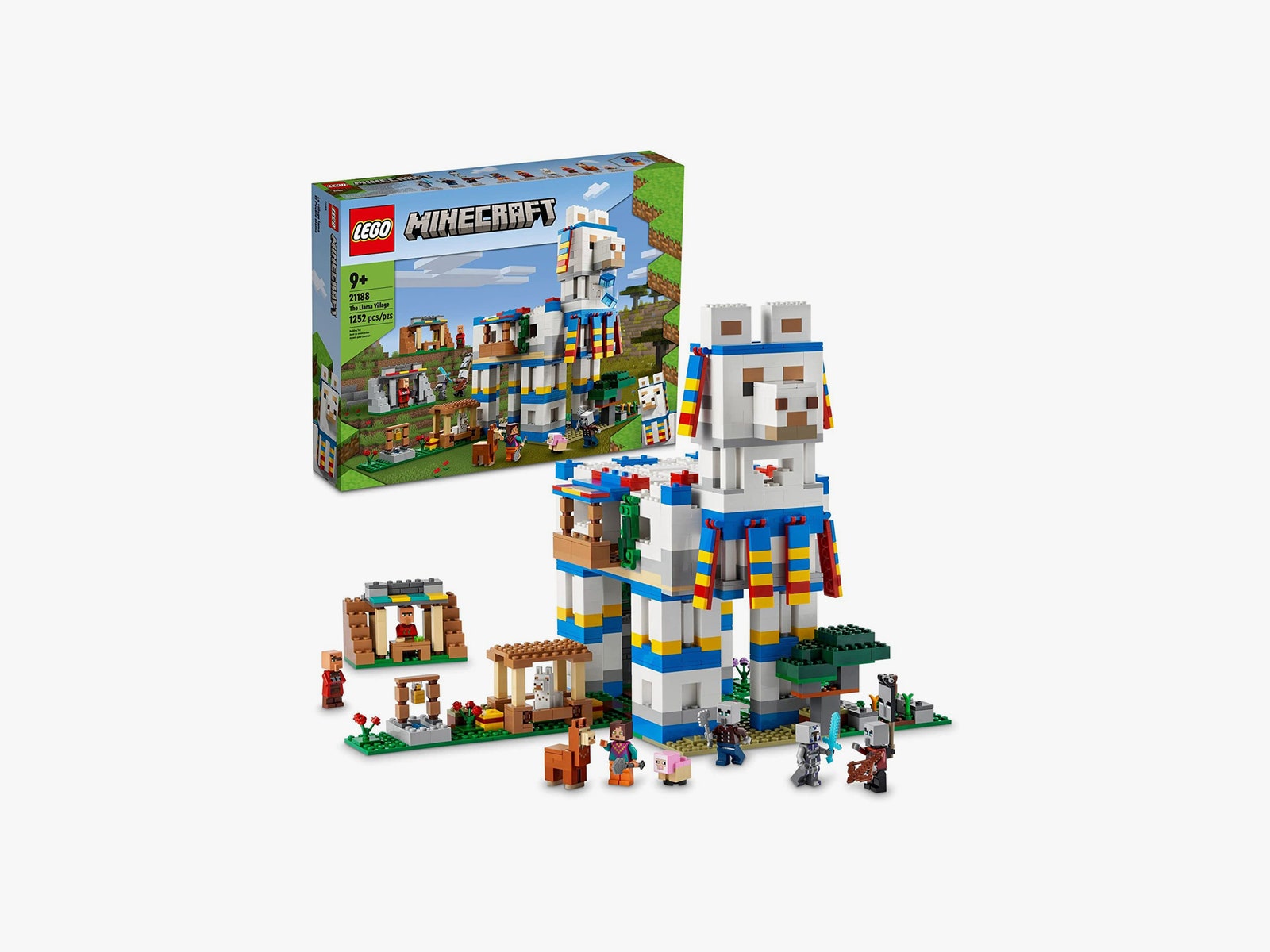 LEGO Minecraft Llama Village set