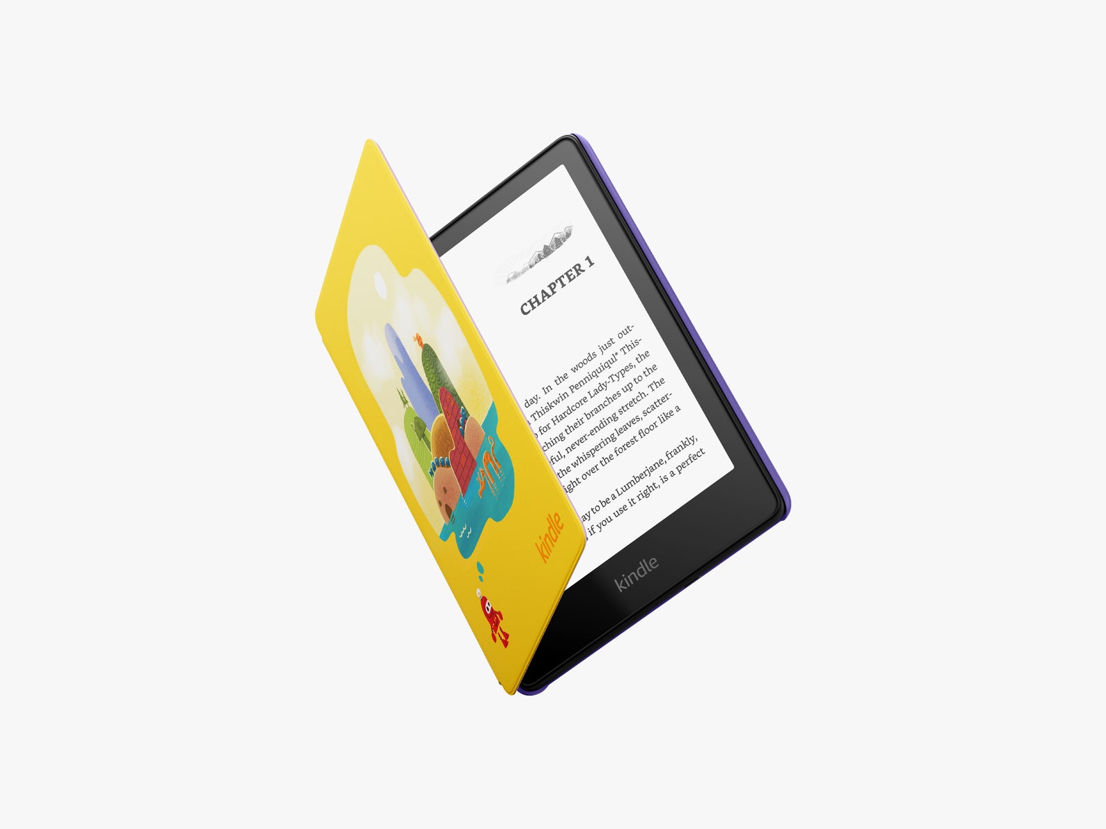 Kindle Paperwhite in kidsthemed case